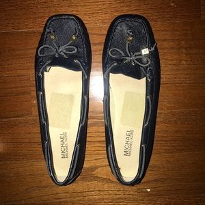Michael Kors Navy Blue Loafers